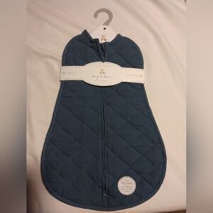 Snug Embrace Quilted Baby Swaddle - Blue